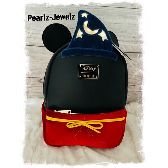 Loungefly Mickey Mouse Sorcerer Figural Mini Backpack BoxLunch NWT main image 6